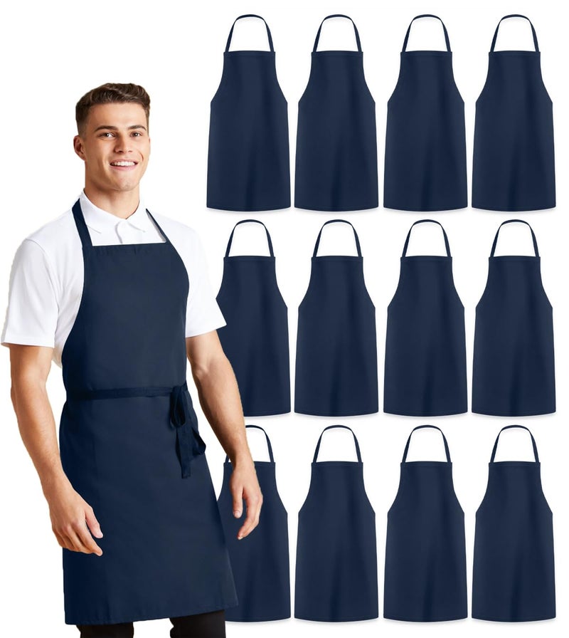 Avalon Kitchen navy blue aprons for women navy blue chef apron chef apron for men grilling aprons for men - Image 1